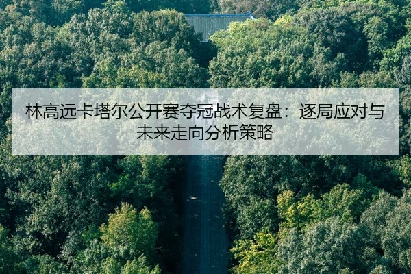 林高远卡塔尔公开赛夺冠战术复盘：逐局应对与未来走向分析策略 | MK SPORT